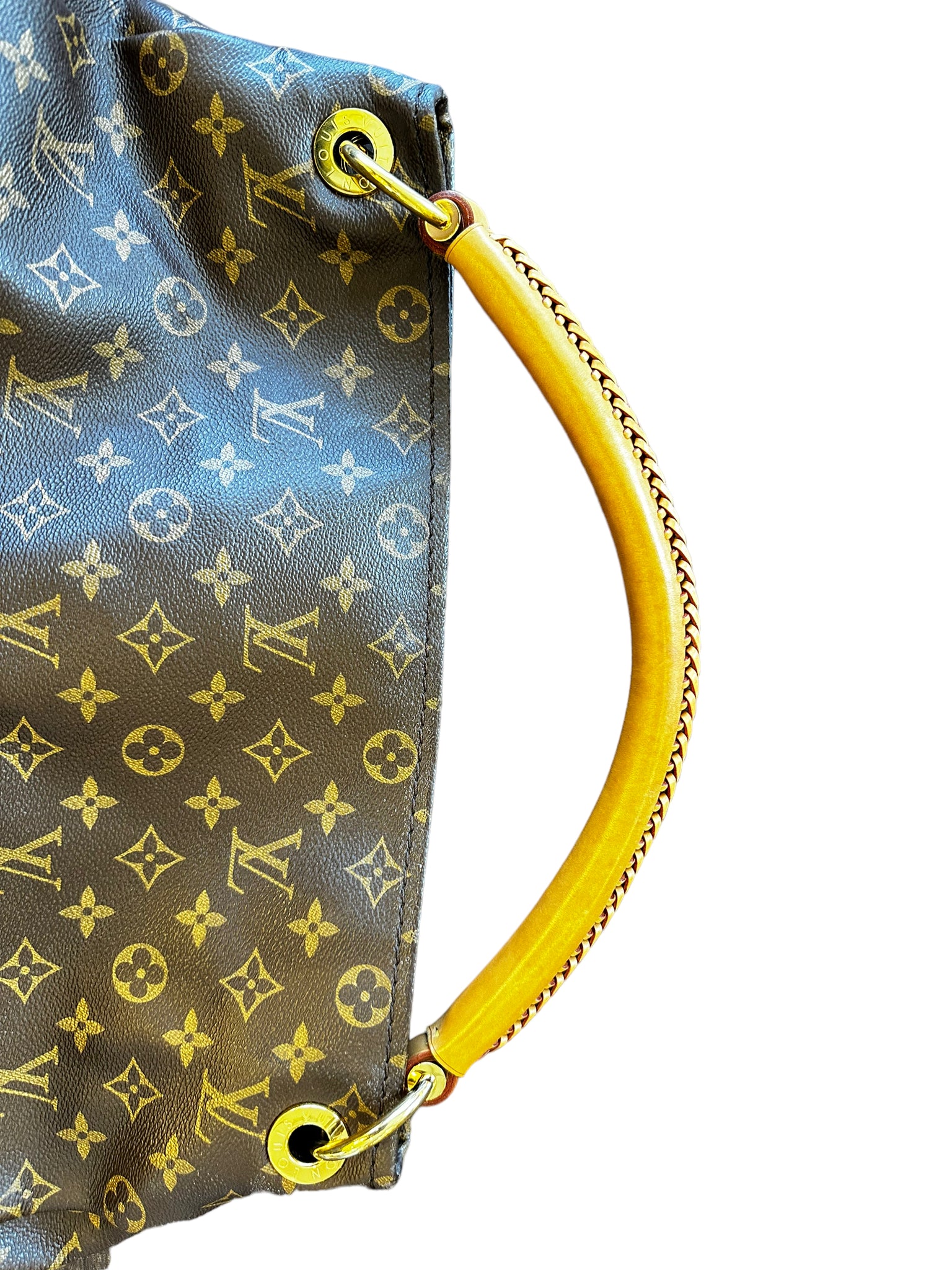 Louis Vuitton Artsy Mm Large Handbag Braided Handle
