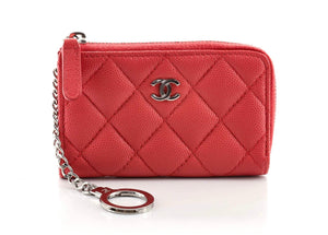 Chanel Quilted Key Pouch