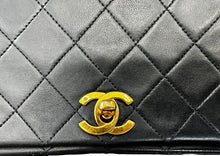 Load image into Gallery viewer, Chanel Black Lambskin Matelasse