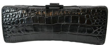 Load image into Gallery viewer, Balenciaga Hourglass Black Croc w/ Matte Black