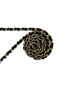 Chanel Black Lambskin Matelasse