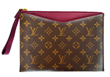 Load image into Gallery viewer, Louis Vuitton Aurore Monogram Canvas Pochette Pallas Clutch Bag
