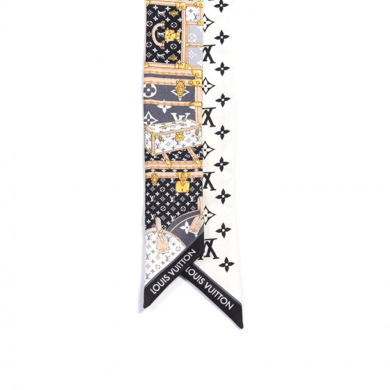 Louis Vuitton Silk Monogram Let's Go BB Bandeau Black