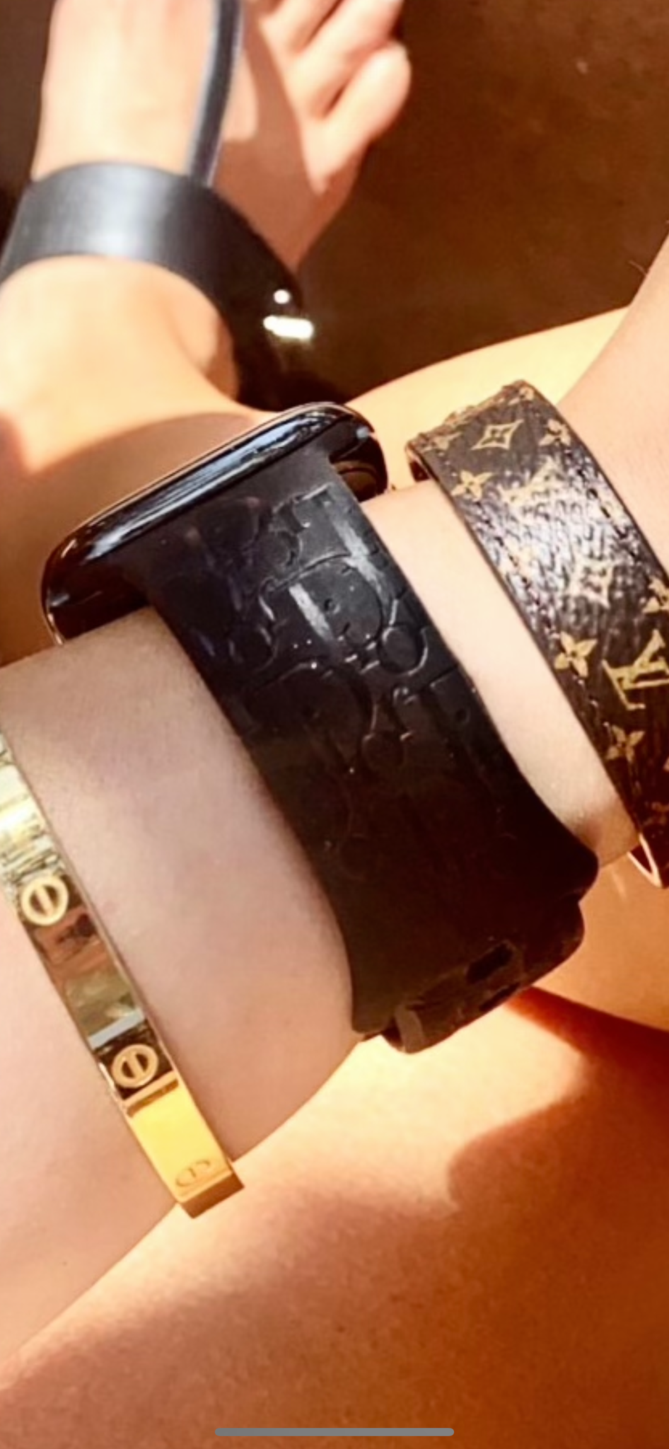 Dior, Accessories, Authentic Upcycled Dior Apple Watch Band