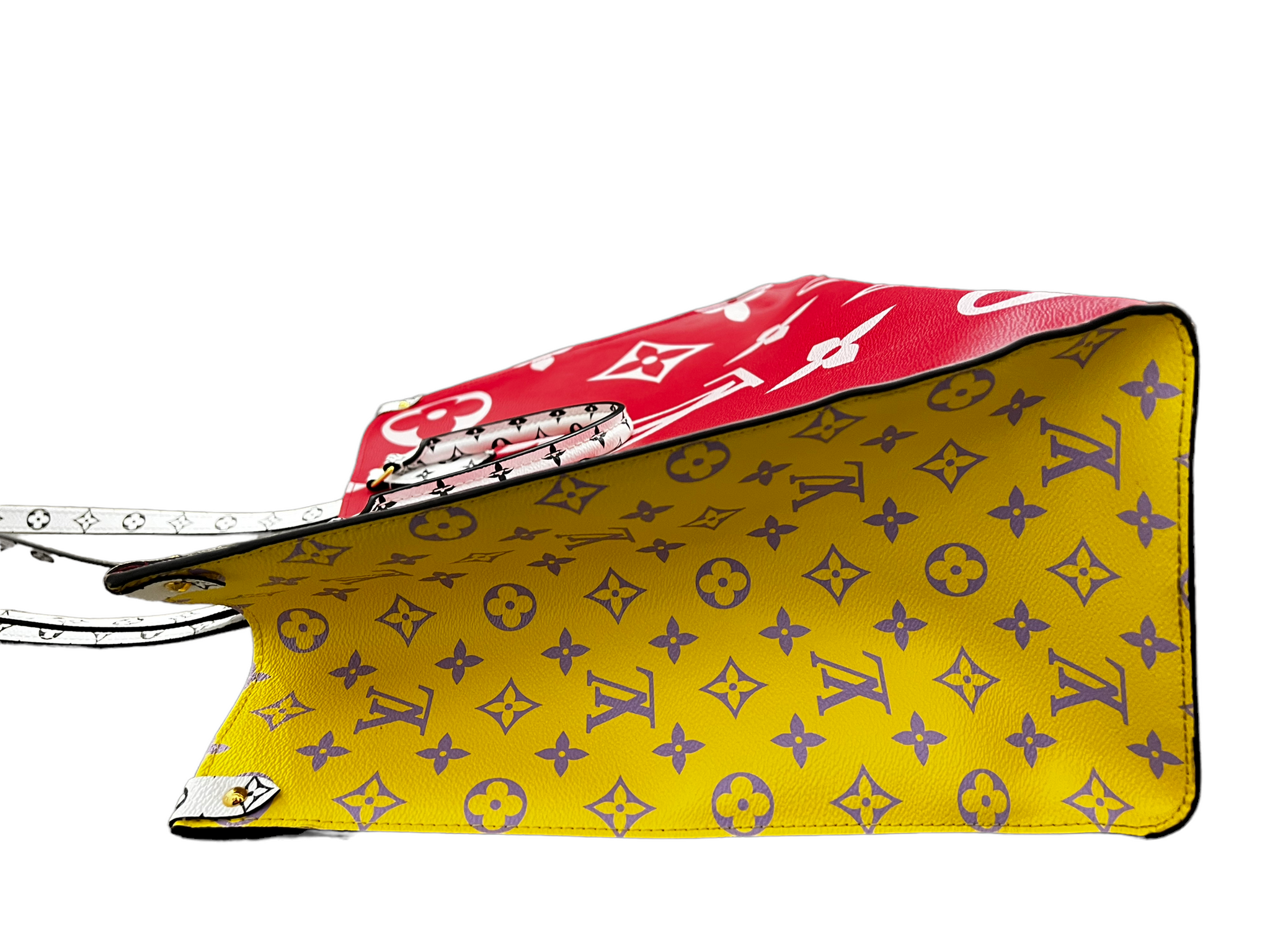 Louis Vuitton, Onthego Giant Limited Edition Red Pink Yellow Orange Mon
