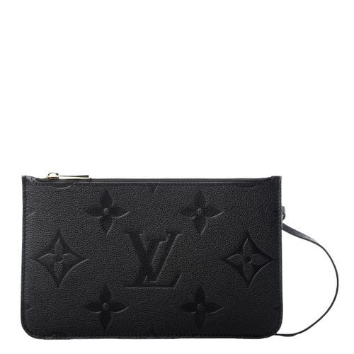 Louis Vuitton Empreinte Monogram Giant Neverfull MM Pouch Black