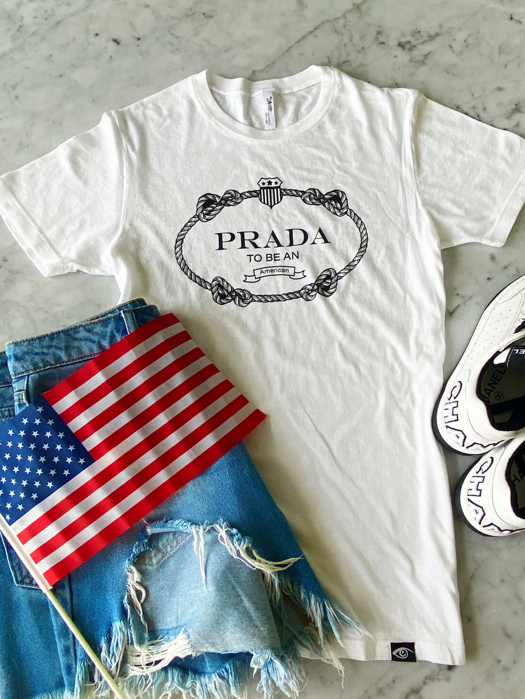 “Prada to be an American” Eco-Friendly Shirt