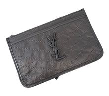 Load image into Gallery viewer, Saint Laurent Niki Bill Pouch Grey