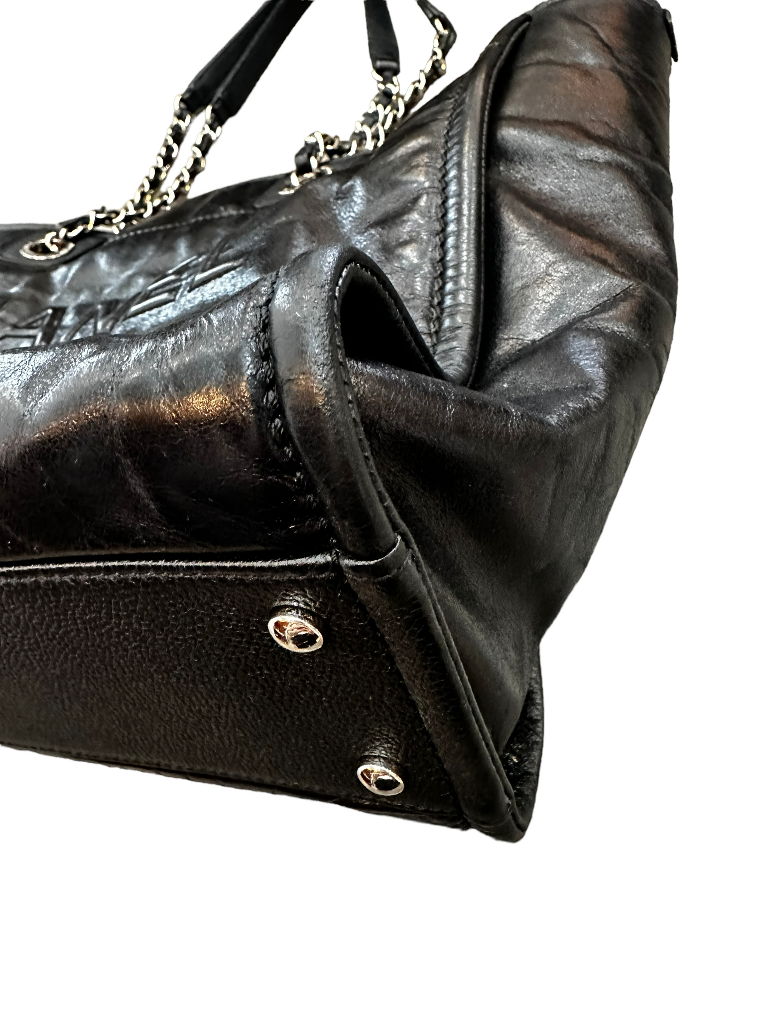 Chanel Glazed Calfskin Small Deauville Tote Black – The Bag Broker