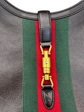 Load image into Gallery viewer, Gucci Web Jackie Soft Hobo Leather Medium
