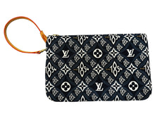 Load image into Gallery viewer, Louis Vuitton 1854 Navy Neverfull Pouch