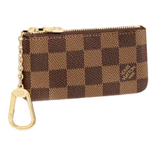 Load image into Gallery viewer, Louis Vuitton Key Pouch in Damier Ebene