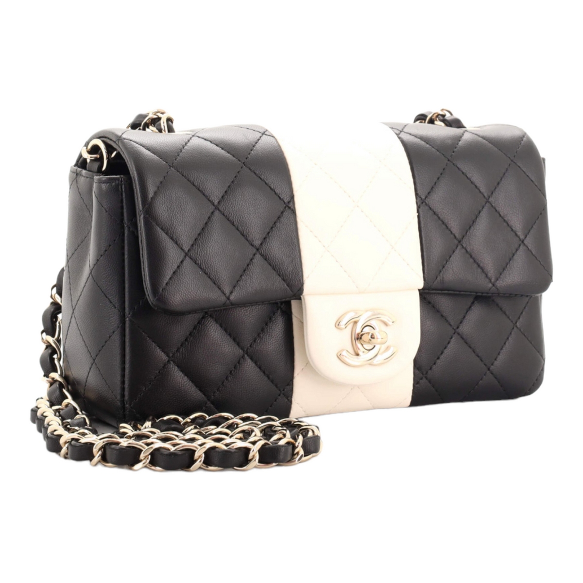 Chanel Timeless Black & White Small Flap